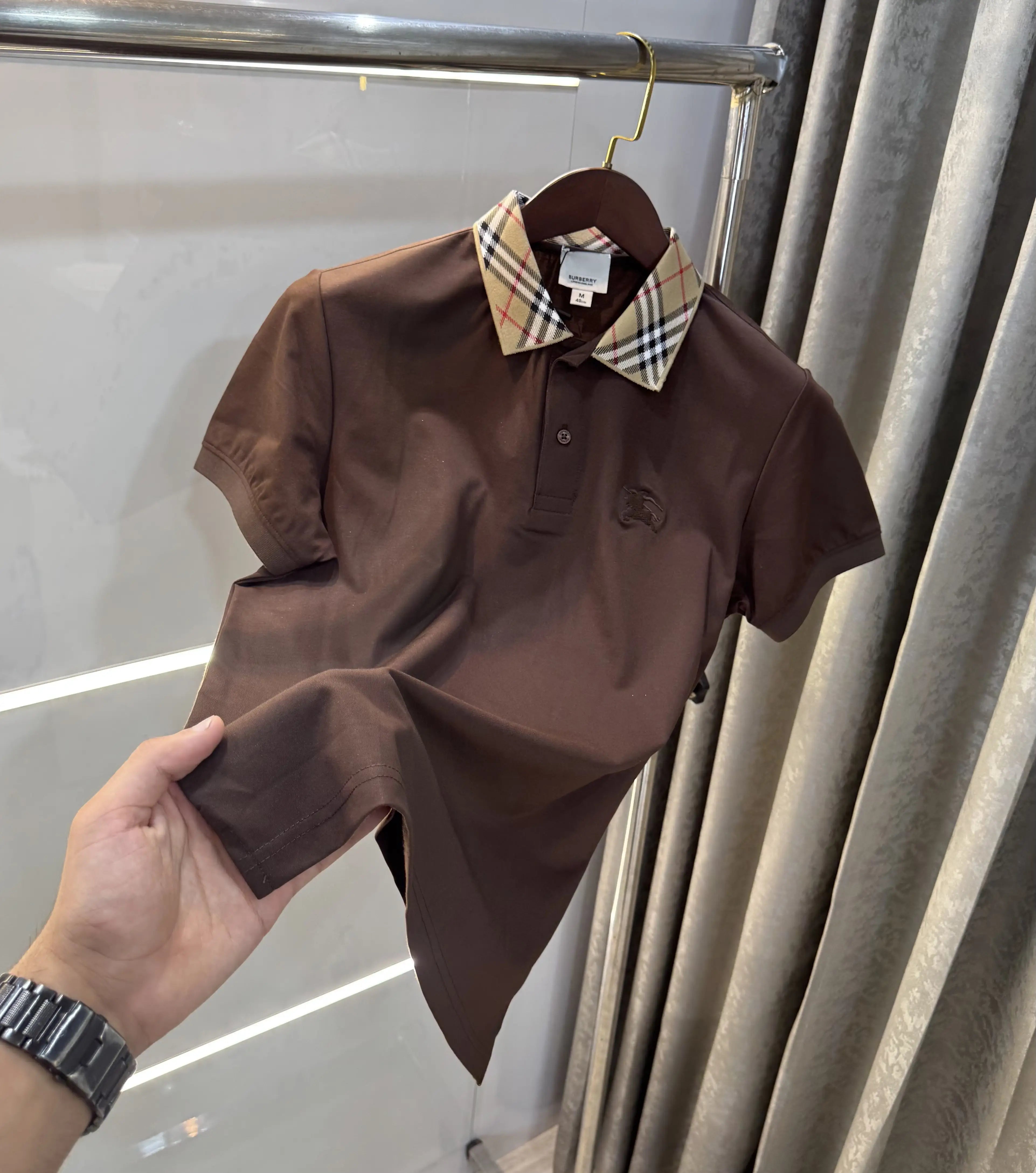 Burberr y Brown Imported Polo T-Shirt Main image