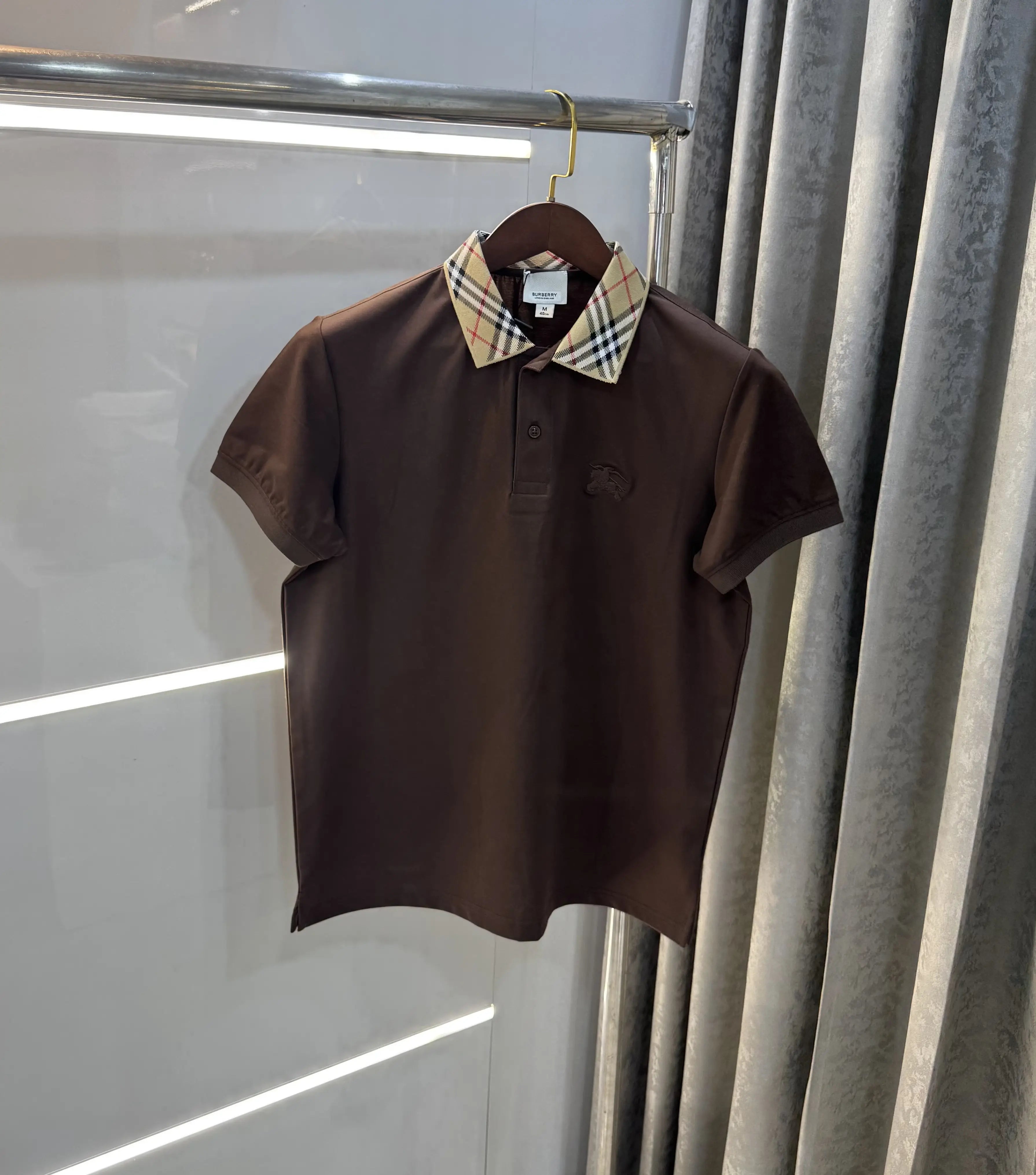 Burberr y Brown Imported Polo T-Shirt Secondary image