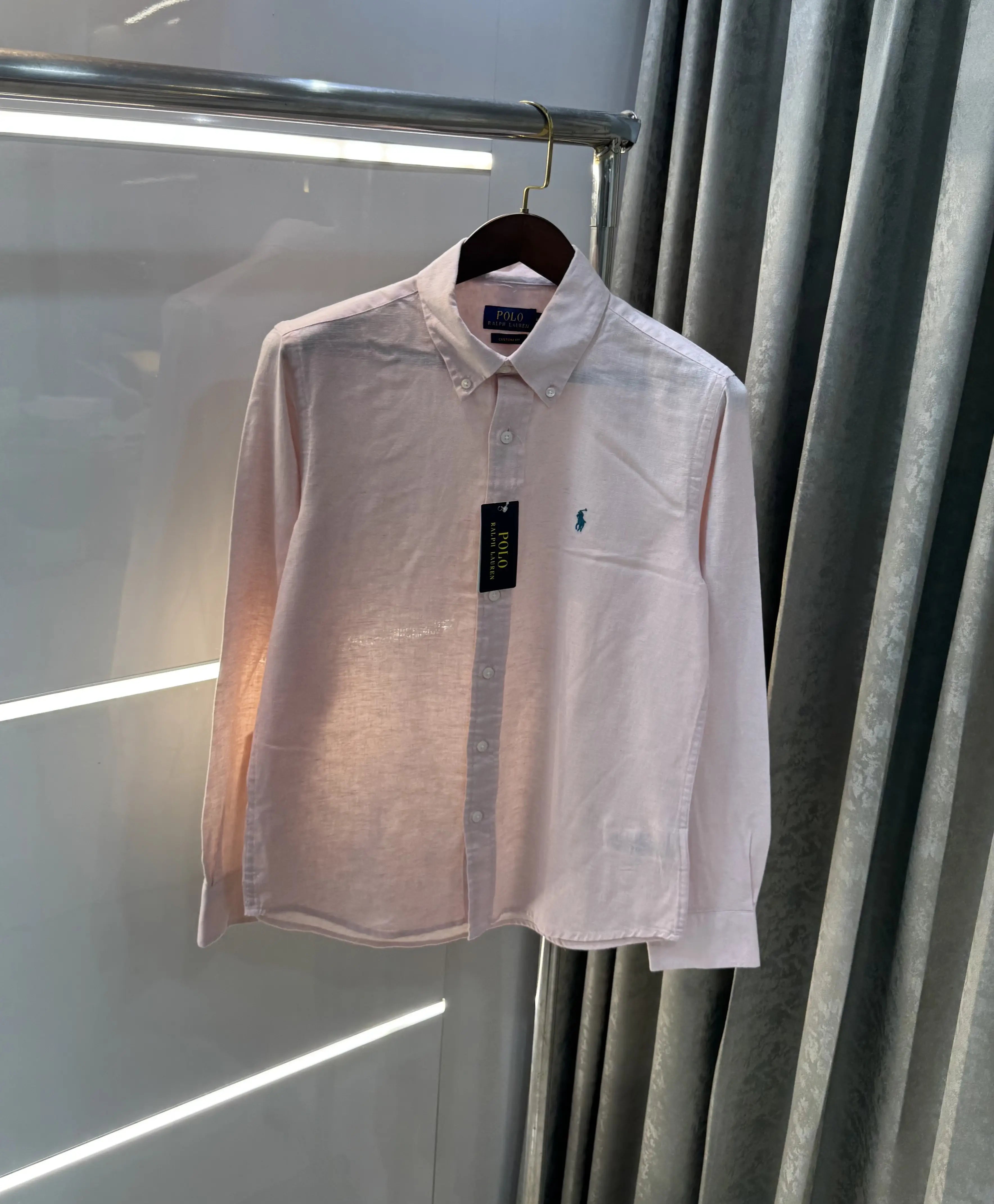 Ralph Lauren Pink Premium Linen Shirt Secondary image