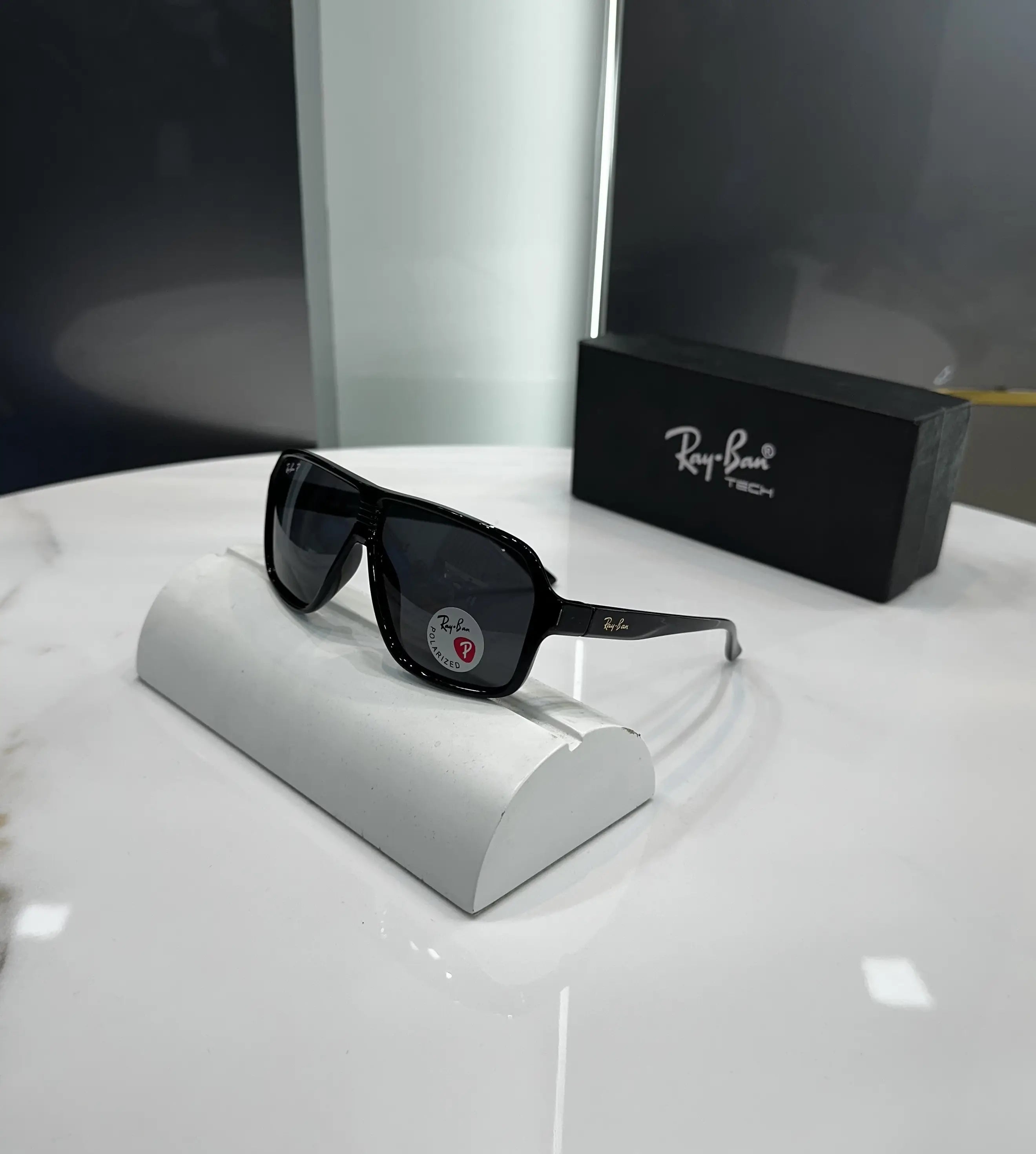 Rayban All Black Premium Shades 4760 Main image