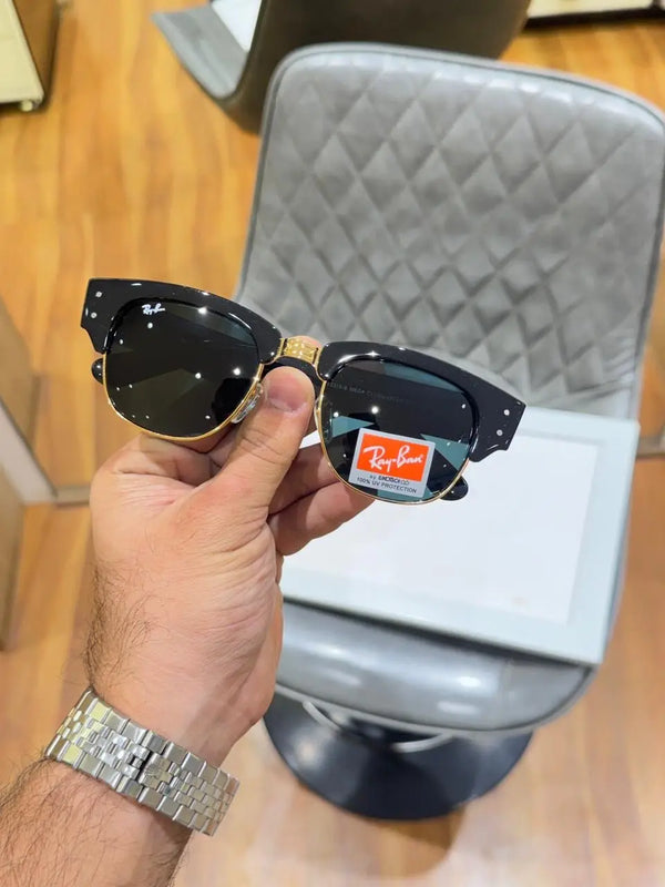 rayban 316 club master gold black