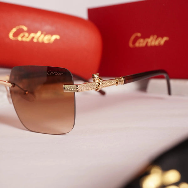 CARTIER 8825 GOLD BROWN