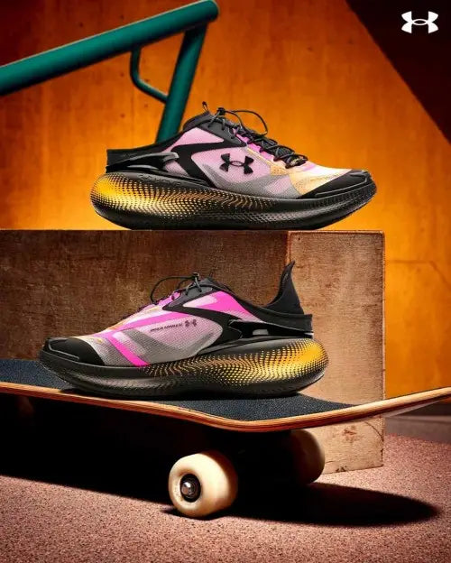 Underr Armourr Echo Slipspeed Black Rebel Pink