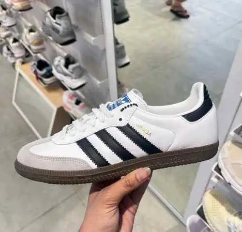 adidass samba white black for her fix Main image