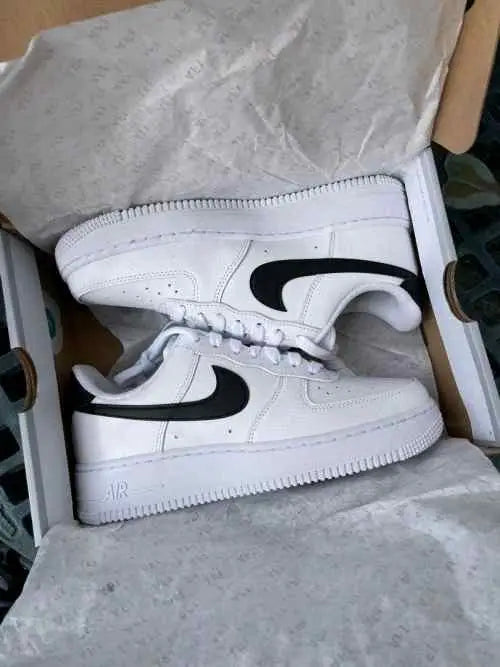 Nikkee Airforce 1 Low White Black Swoosh
