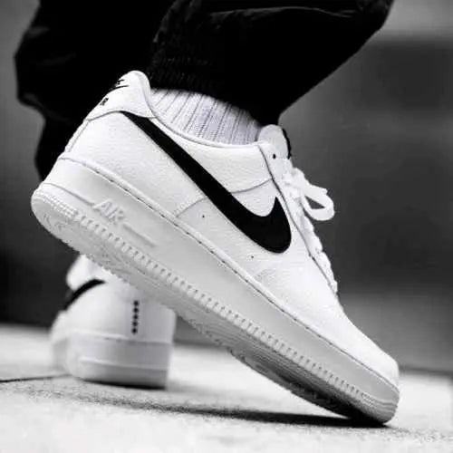Nikkee Airforce 1 Low White Black Swoosh