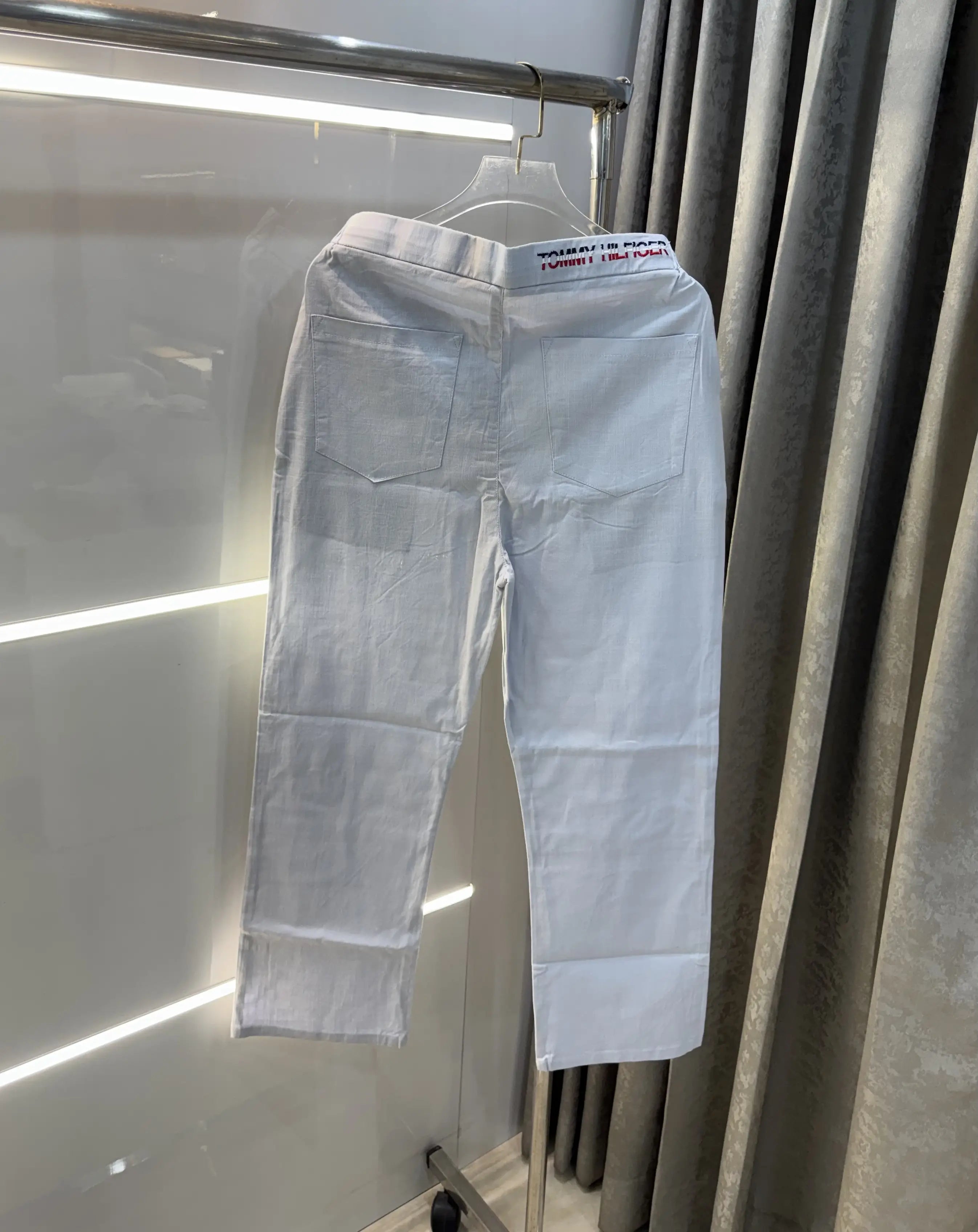 Tommy  Hilfiger Sky Blue Premium Classic Trouser Secondary image