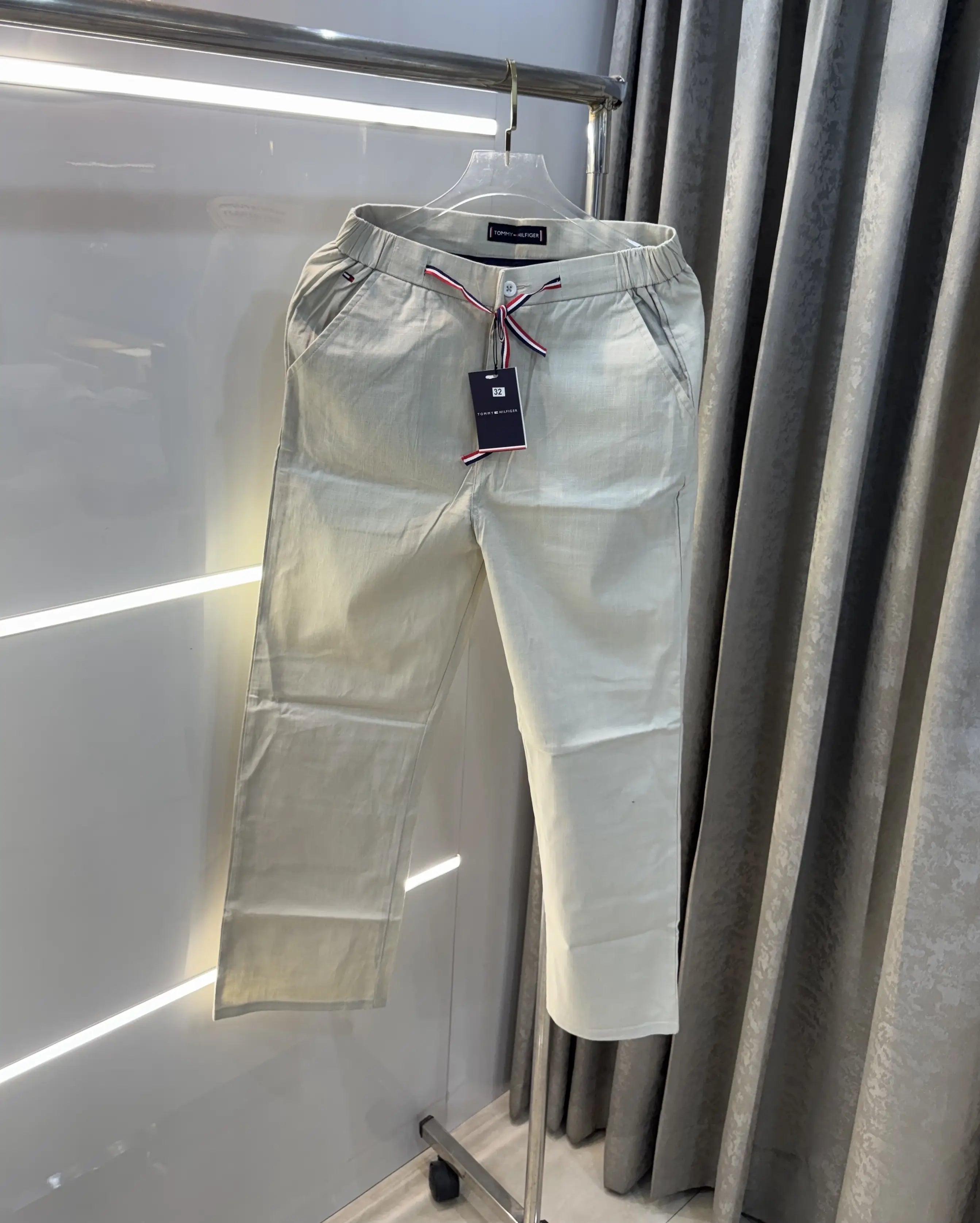 Tommy  Hilfiger Beige Premium Classic Trouser Secondary image