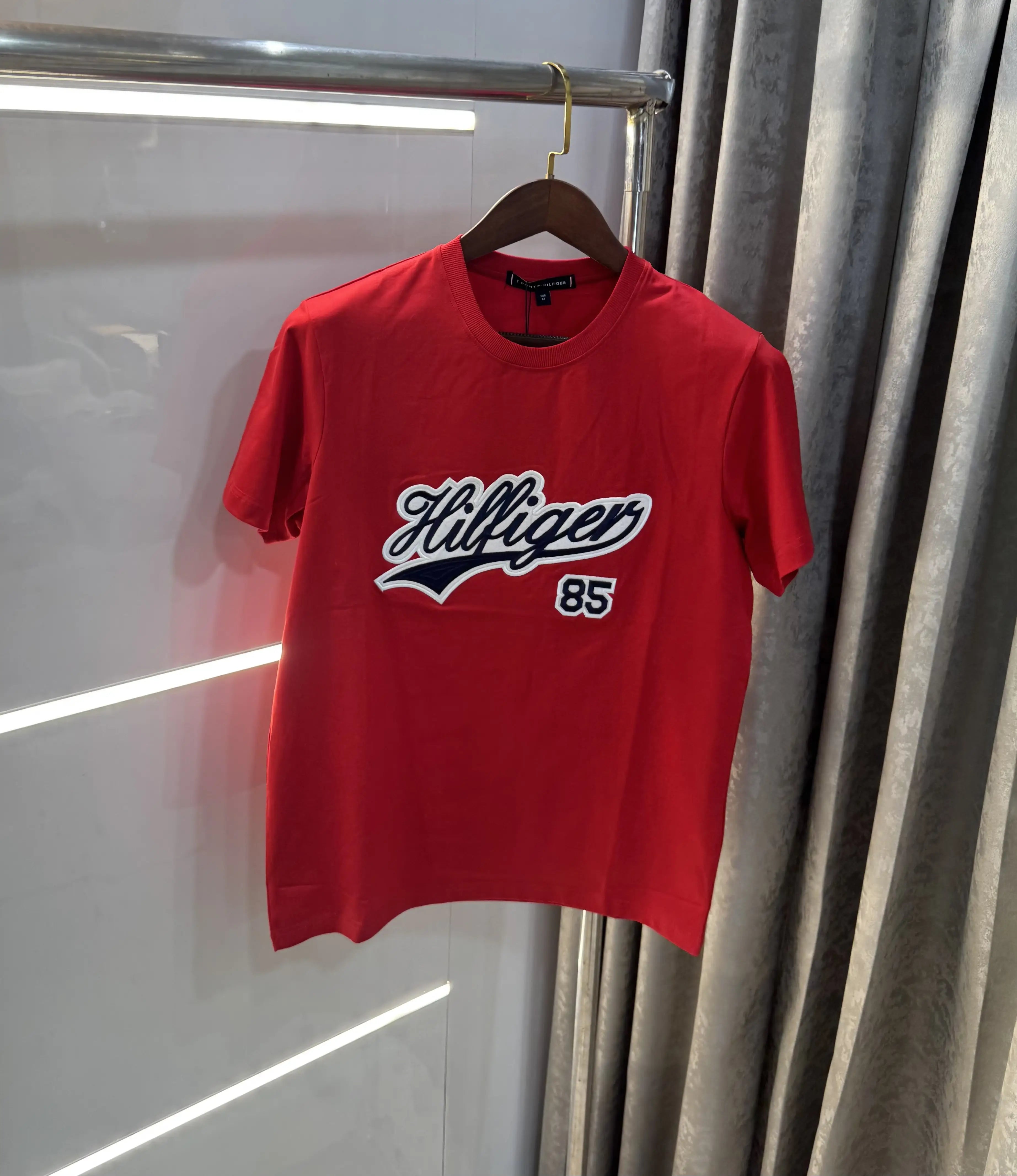 Tommy Hilfige r Red Embroidery Logo Premium T-Shirt Secondary image