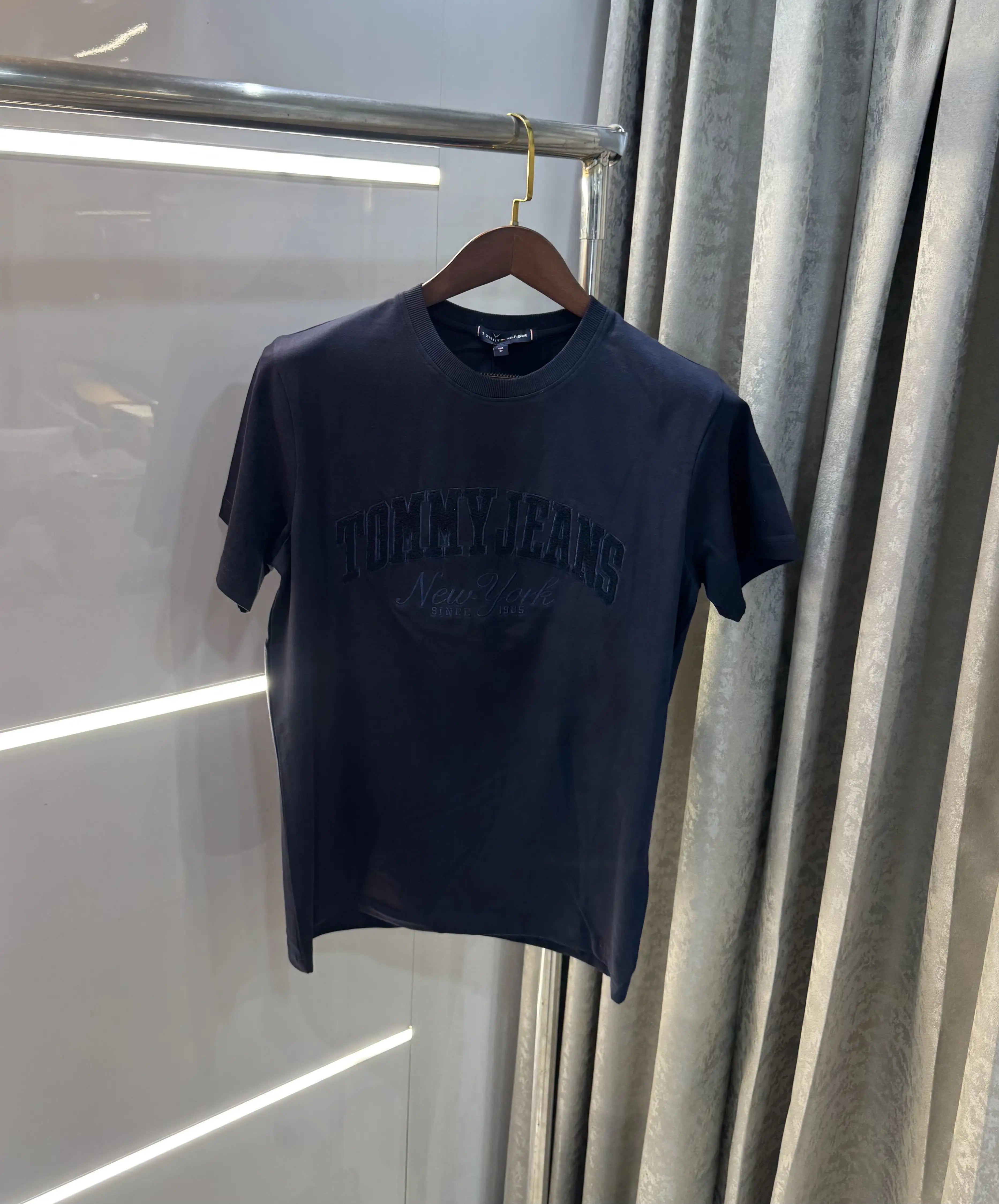 Tommy Hilfige Navy Blue Embroidery Logo Premium T-Shirt Secondary image