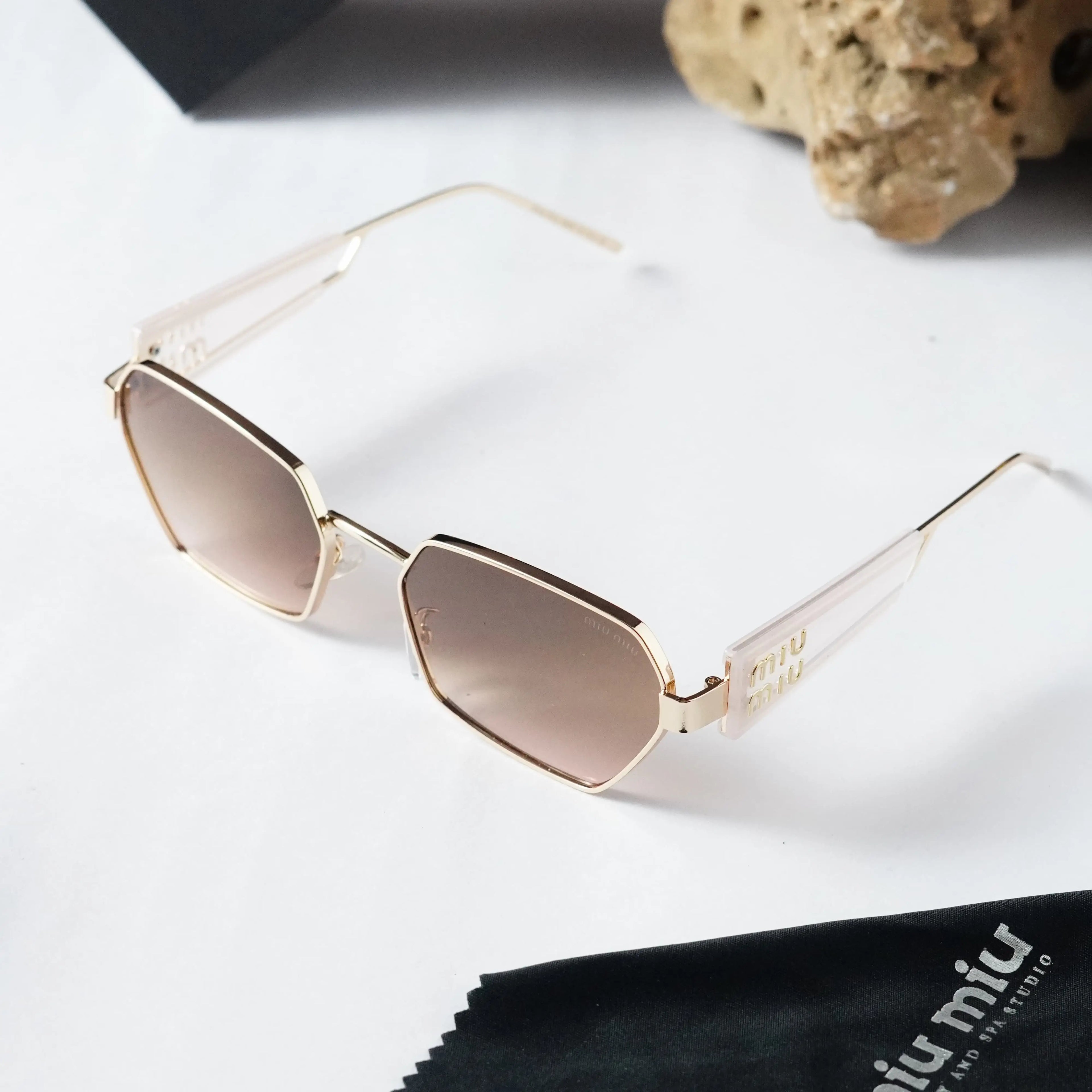 MIU MIU 4059 GOLD BROWN PINK