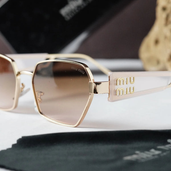 MIU MIU 4059 GOLD BROWN PINK
