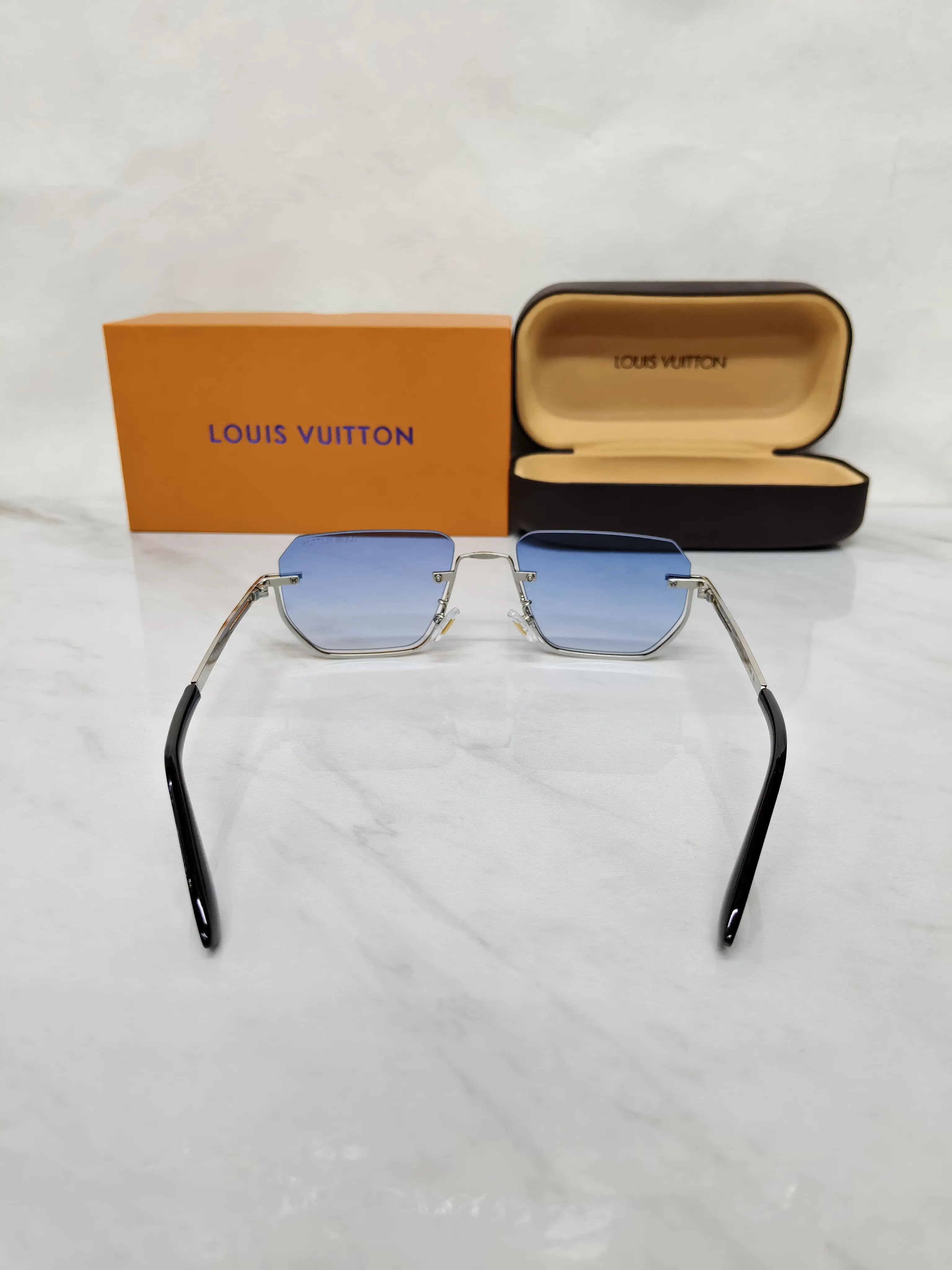 LOUIS VUITTON 2775 SKY BLUE SILVER METALLIC