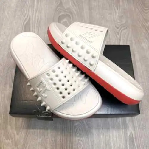 Christian Louboutin Cream Slide
