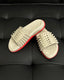 Christian Louboutin Cream Slide