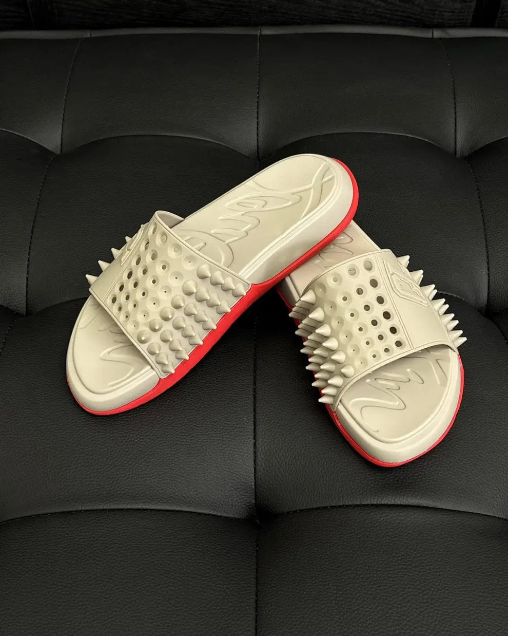 Christian Louboutin Cream Slide Main image