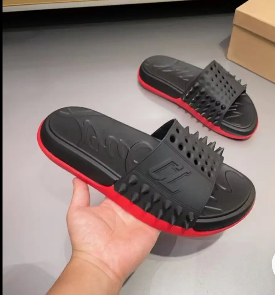 Christian Louboutin Black Slide