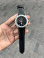 Fossi l Dual Time Silver Black