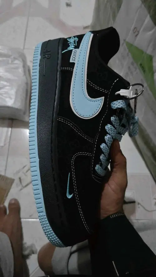 Nikkee Airforce 1 X Guccii GG Blue 2025