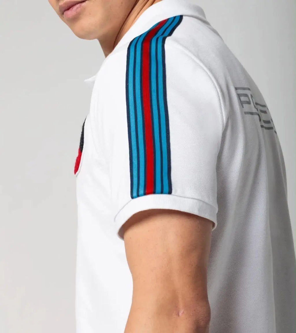 Hug o Boss Porsch e White Premium Polo T-shirt