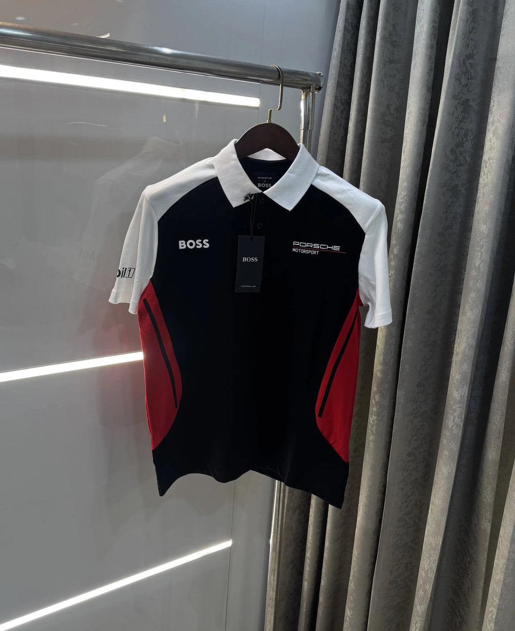 Hug o Boss Porsch e Black Premium Polo T-shirt