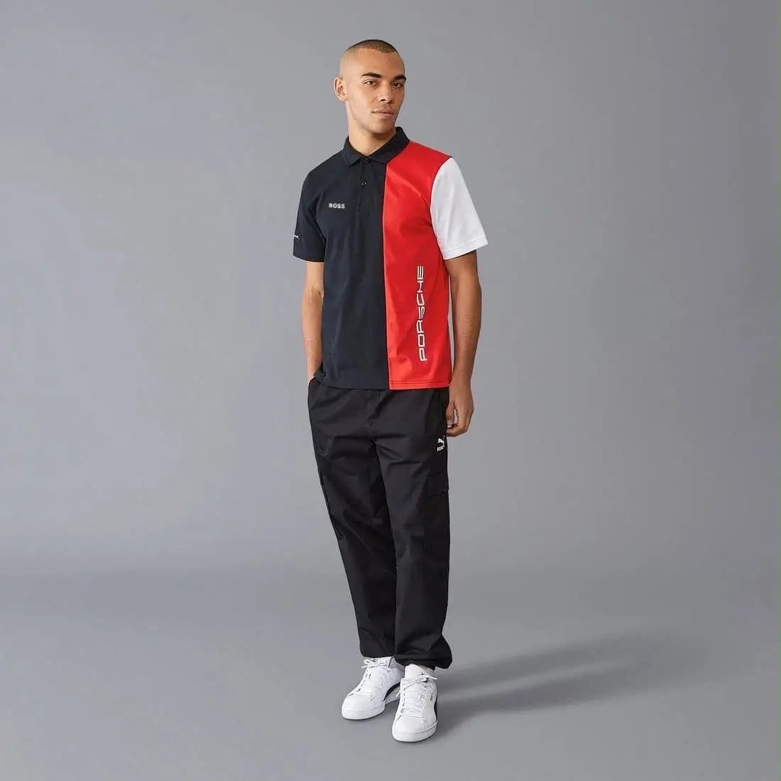 Hug o Boss Porsch e Navy Blue Premium Polo T-shirt Main image