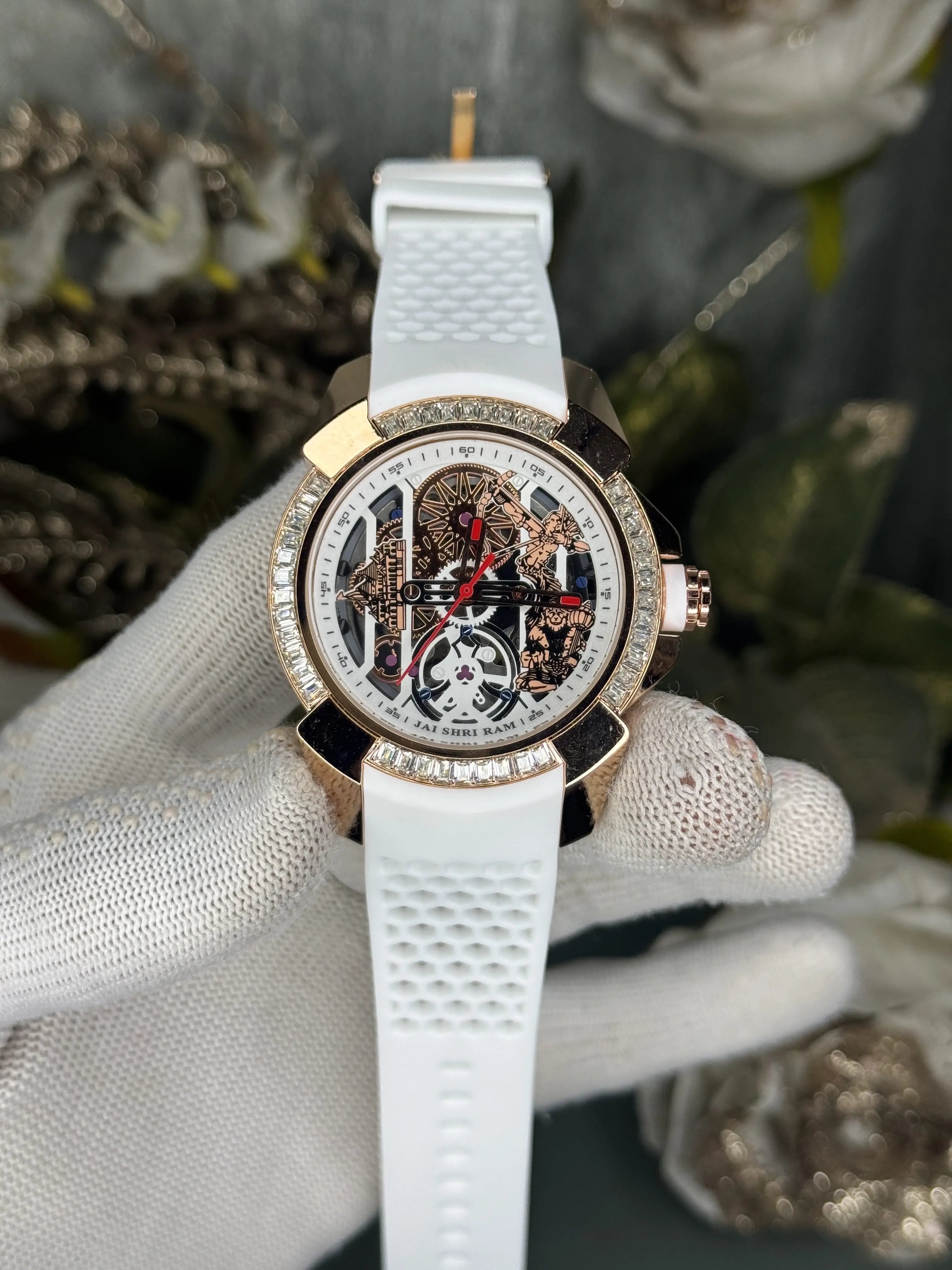 Jacob&Co. Ram Copper White Diamond Premium Quartz Watch Main image