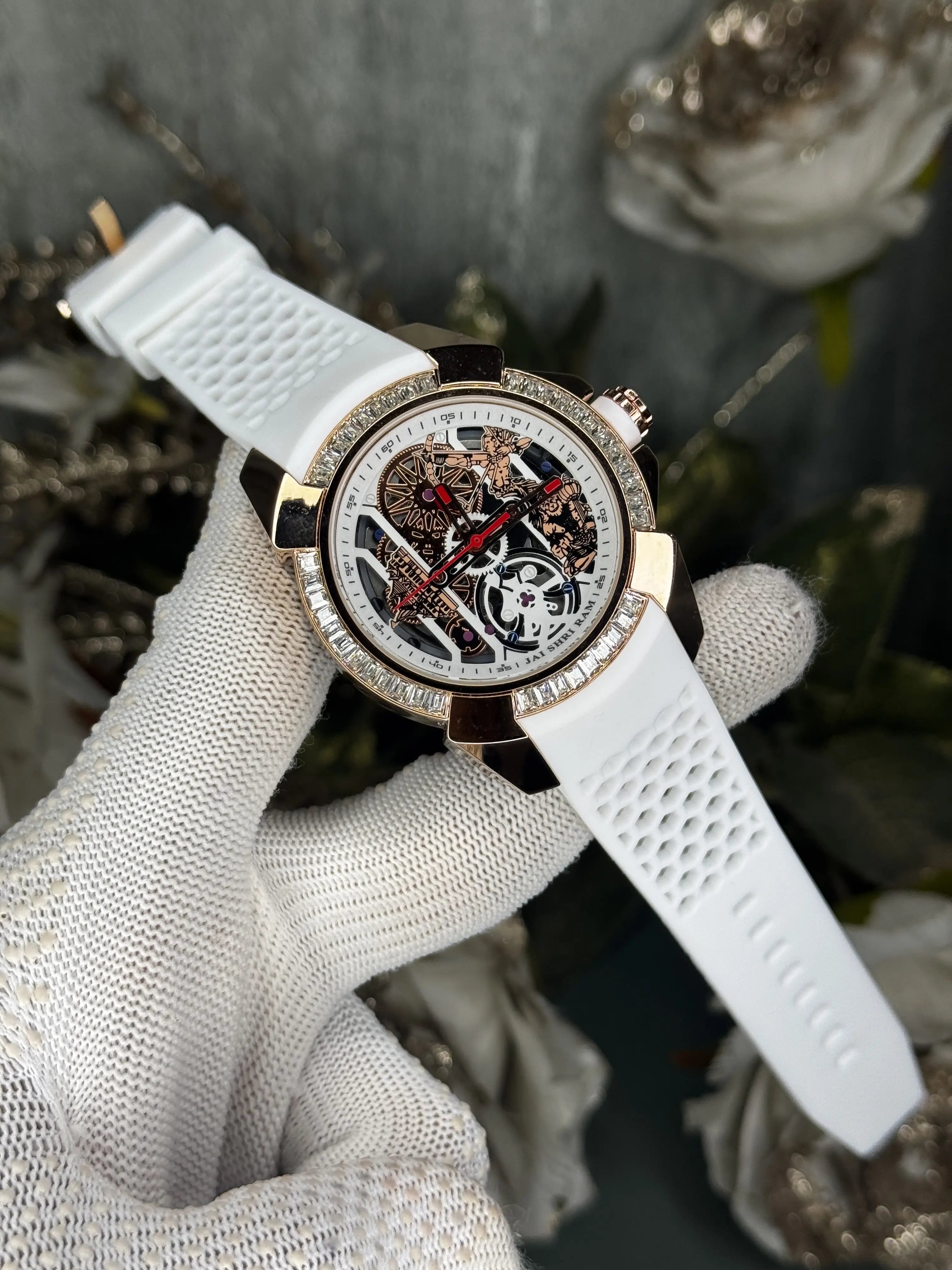 Jacob&Co. Ram Copper White Diamond Premium Quartz Watch Secondary image