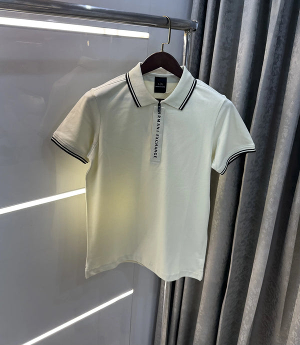 Arman i Exchange Cream Imported Polo T-Shirt