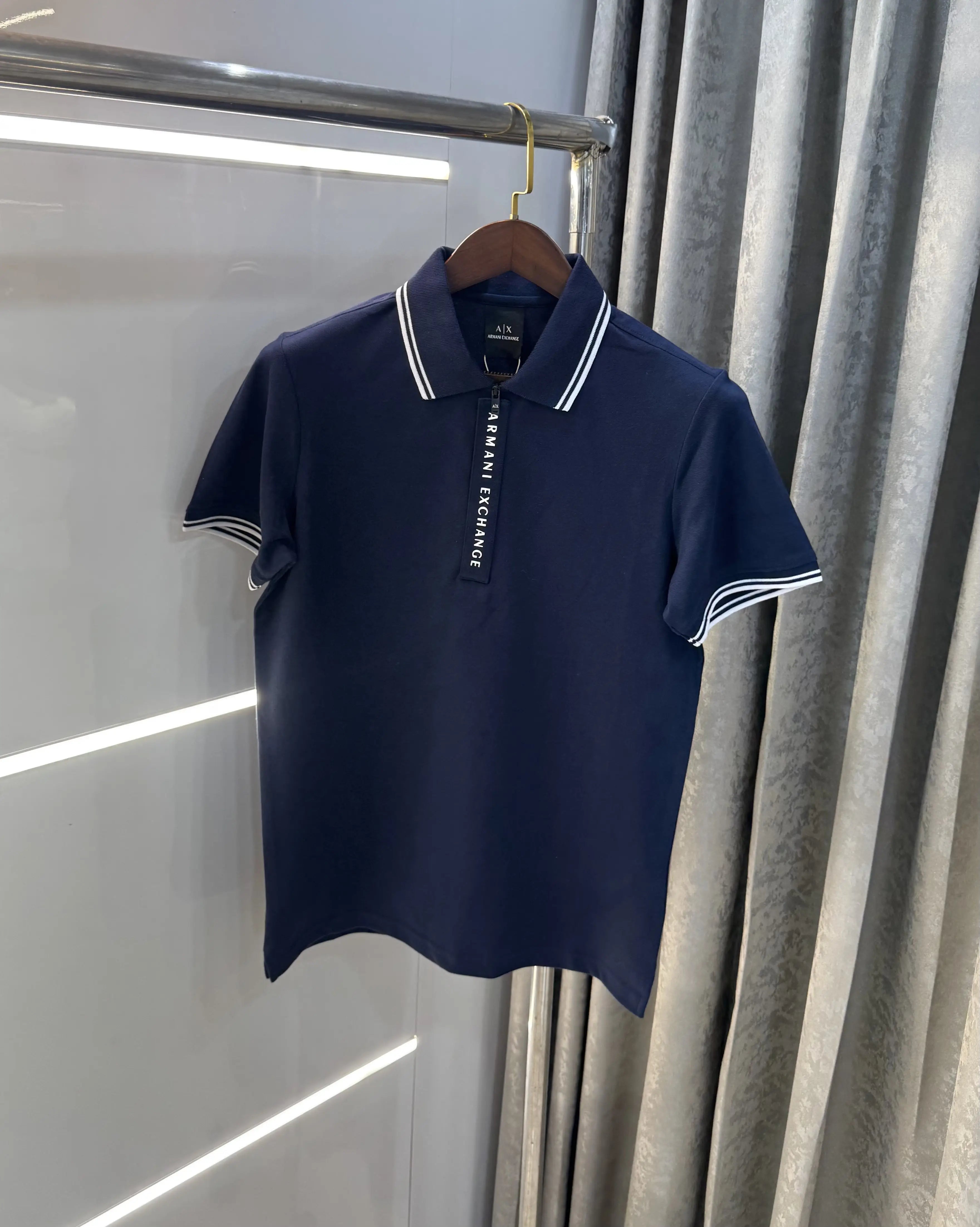Arman i Exchange Navy Blue Imported Polo T-Shirt Secondary image