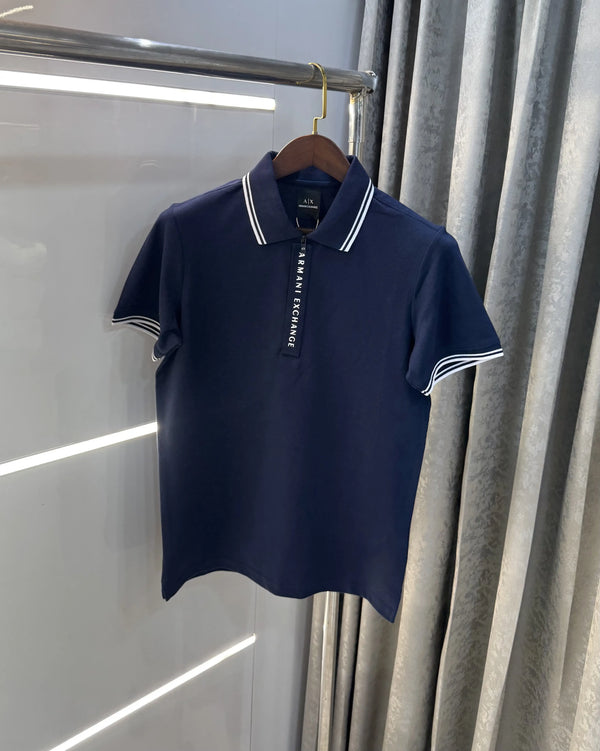 Arman i Exchange Navy Blue Imported Polo T-Shirt