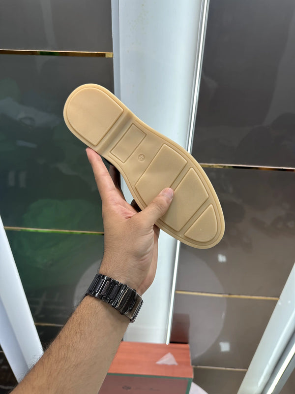Loro_Piana Slip-Ons Brown