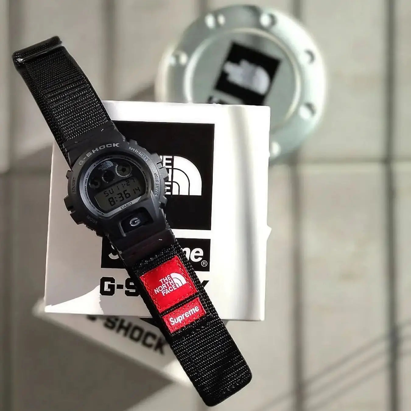 G shock X North Face X Supreme