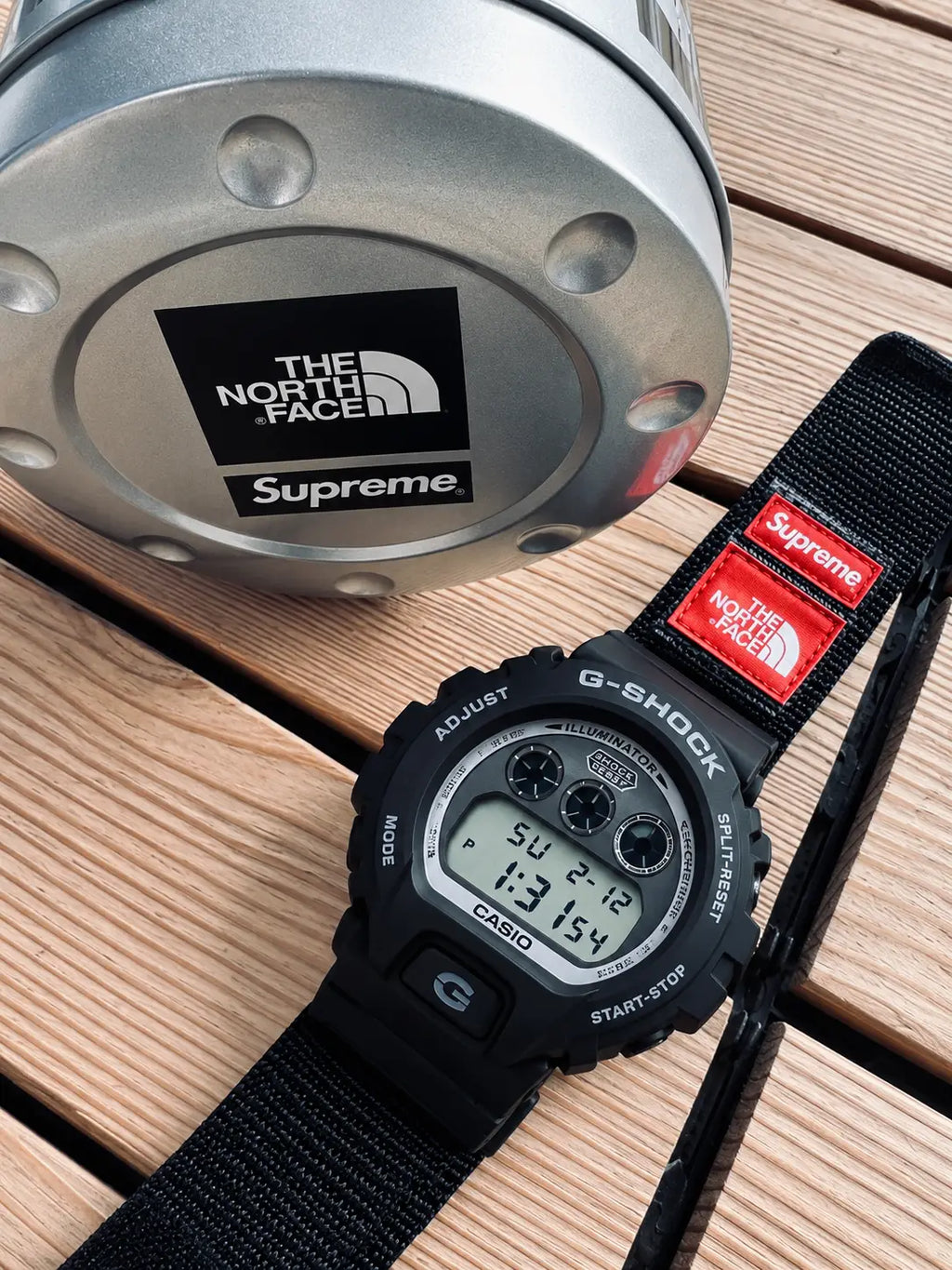 G shock X North Face X Supreme