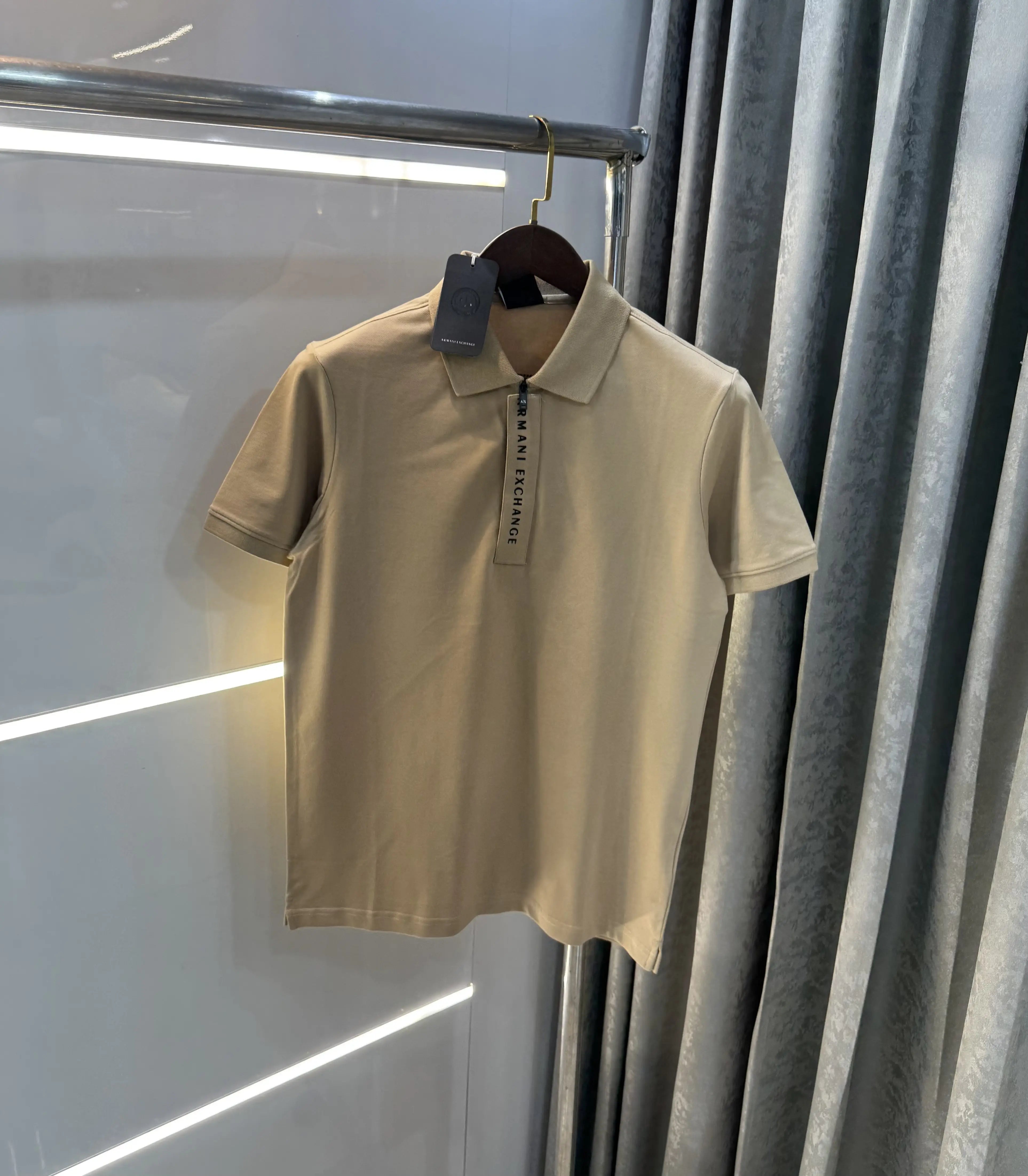 Arman i Exchange Beige Imported Polo T-Shirt Secondary image
