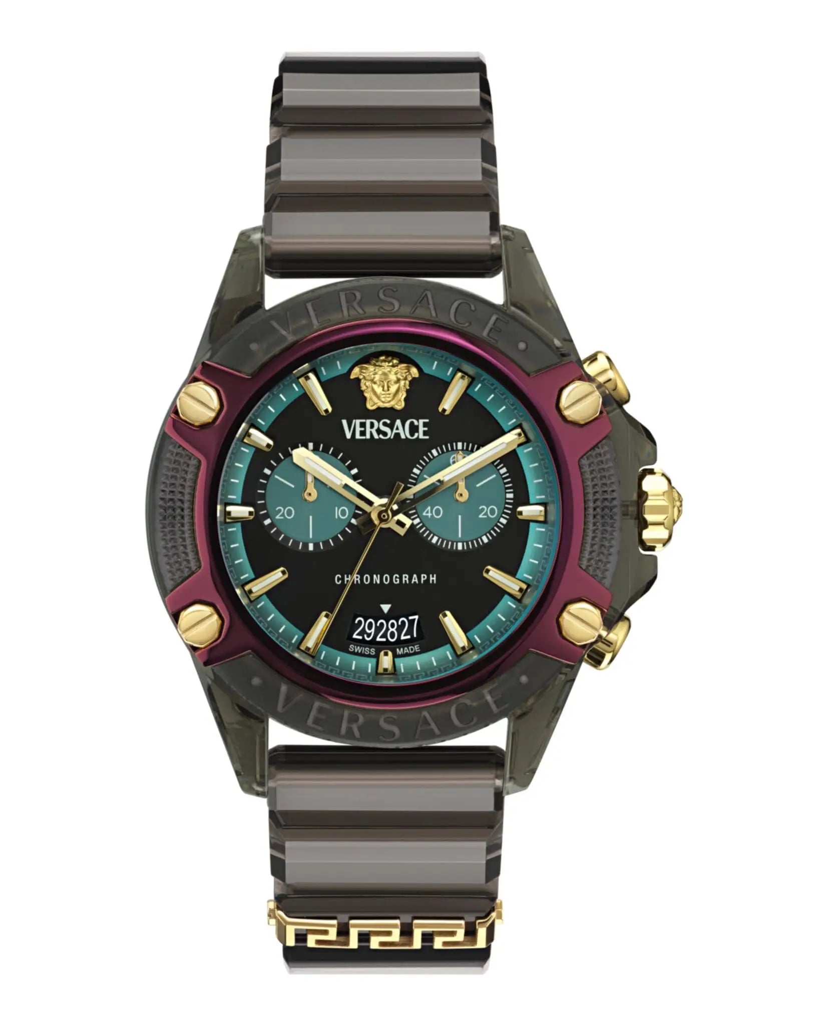 Versace VE8P00224 Icon Active Chronograph Unisex Watch Authentic Store Quality