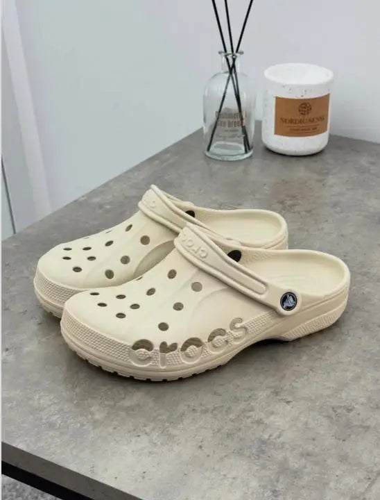 Crocs Baya CLOGS BEIGE CREAM(FIX)