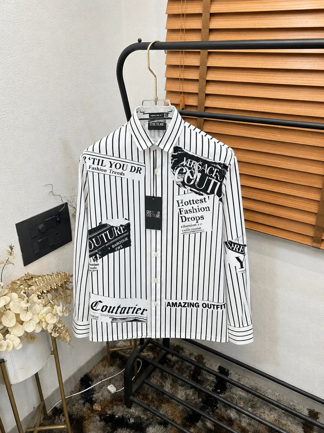 Versac_e Couture Imported Printed Exclusive Designer Shirt (DN 607) Main image