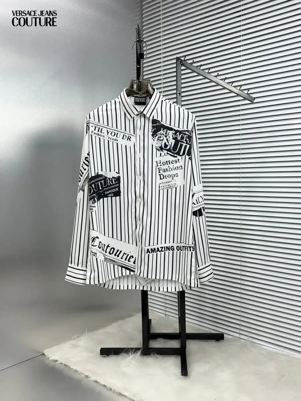 Versac_e Couture Imported Printed Exclusive Designer Shirt (DN 607)