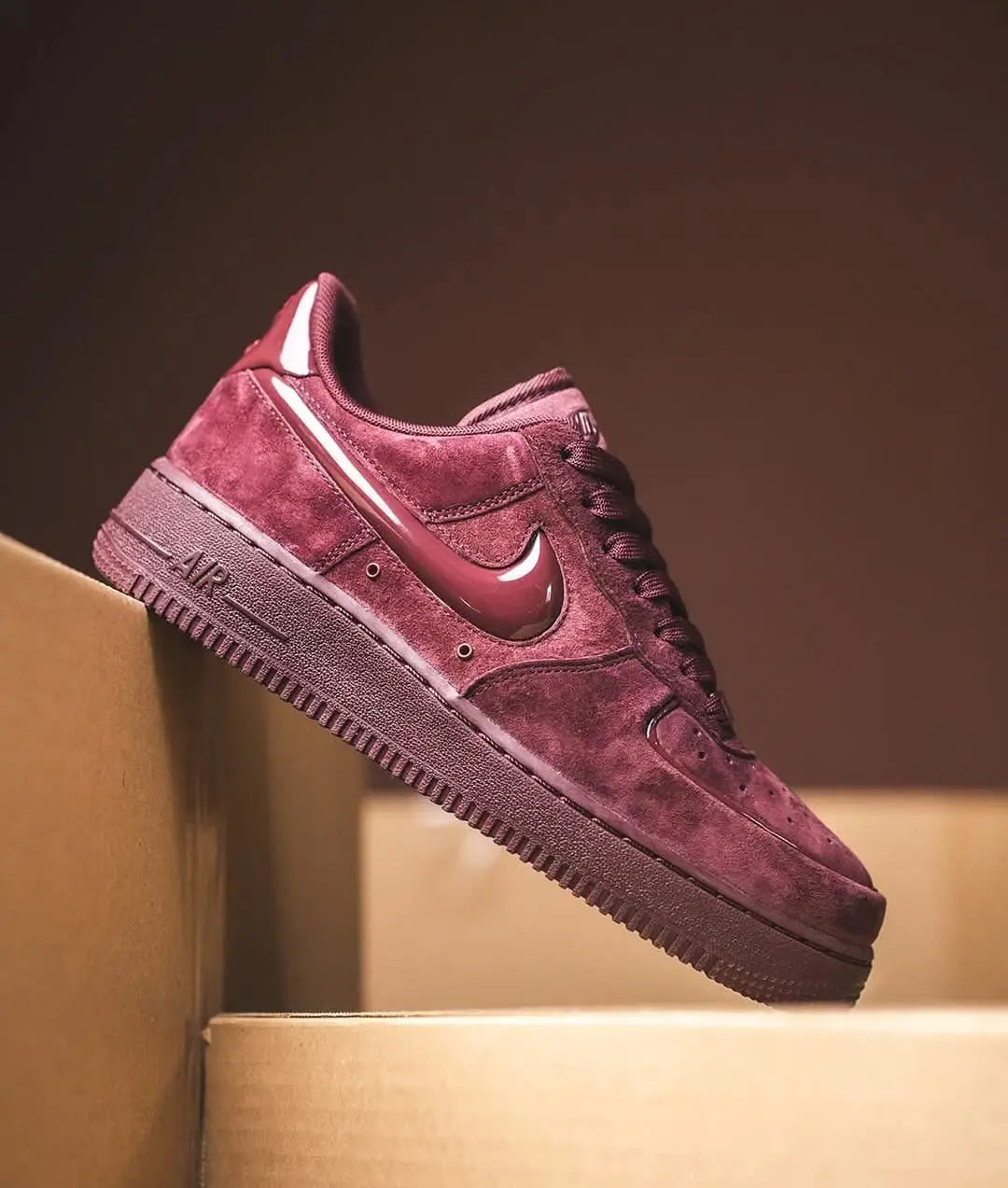 Nik.e AirForce 1 Low Burgundy Crush Main image