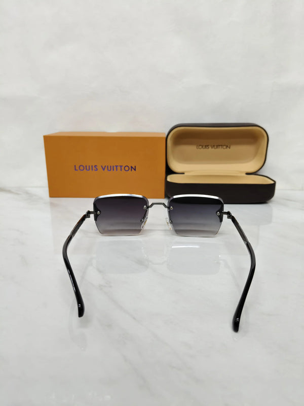 LOUIS VUITTON 2741 BLACK SILVER METAL