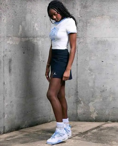 Nikee Air Jordan Retro 4 Forget Me Not Women s Semi UA for her