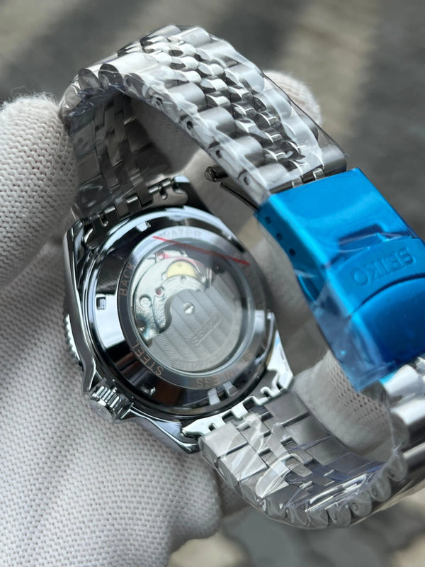 Seiko 5 Sports GMT Quartz Swift Movement Back Open