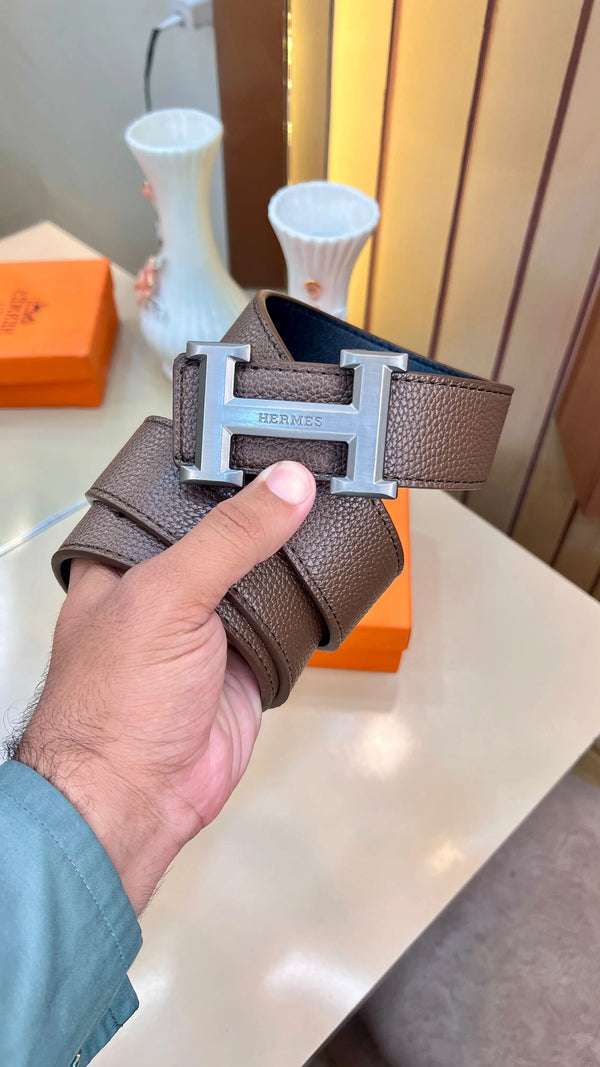 HERMES PREMIUM QUALITY IMP LEATHER BELT WITH OG BOX H-811