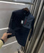 Hugo  Boss Porsche Navy Blue Red Logo Work Premium Full Sleeve Polo T-Shirt