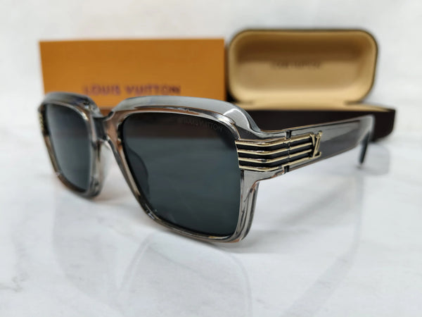 Louis Vuitton 2943 Transparent dark grey gold