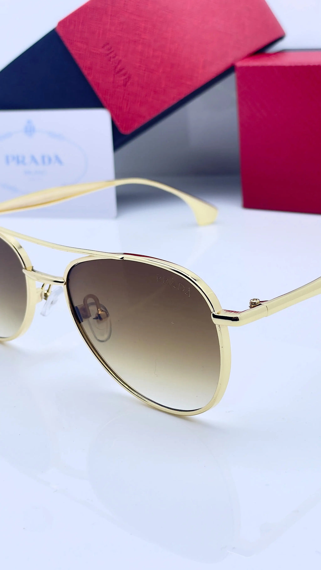 Prada 3219 gold brown