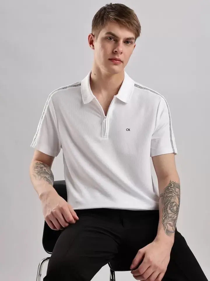Calvin  Klein White Premium Polo T-Shirt Main image