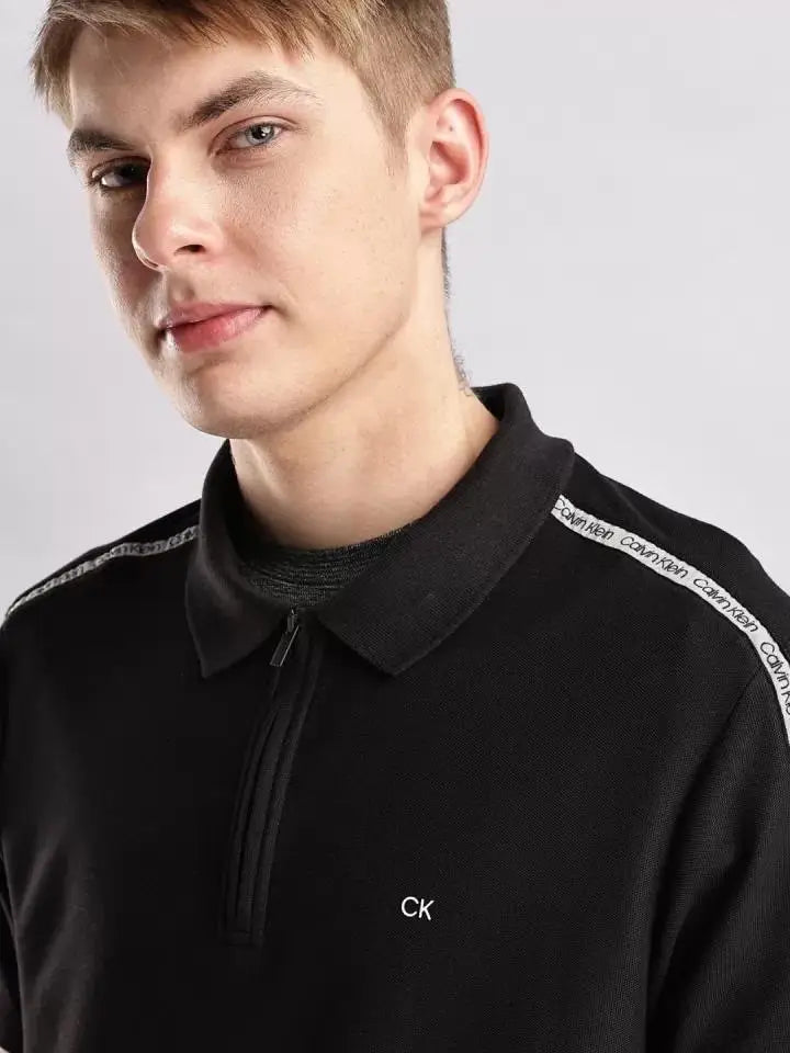 Calvin  Klein Black Premium Polo T-Shirt Main image