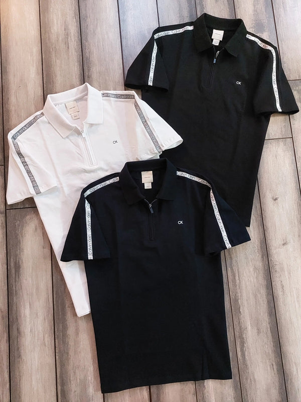 Calvin  Klein Black Premium Polo T-Shirt